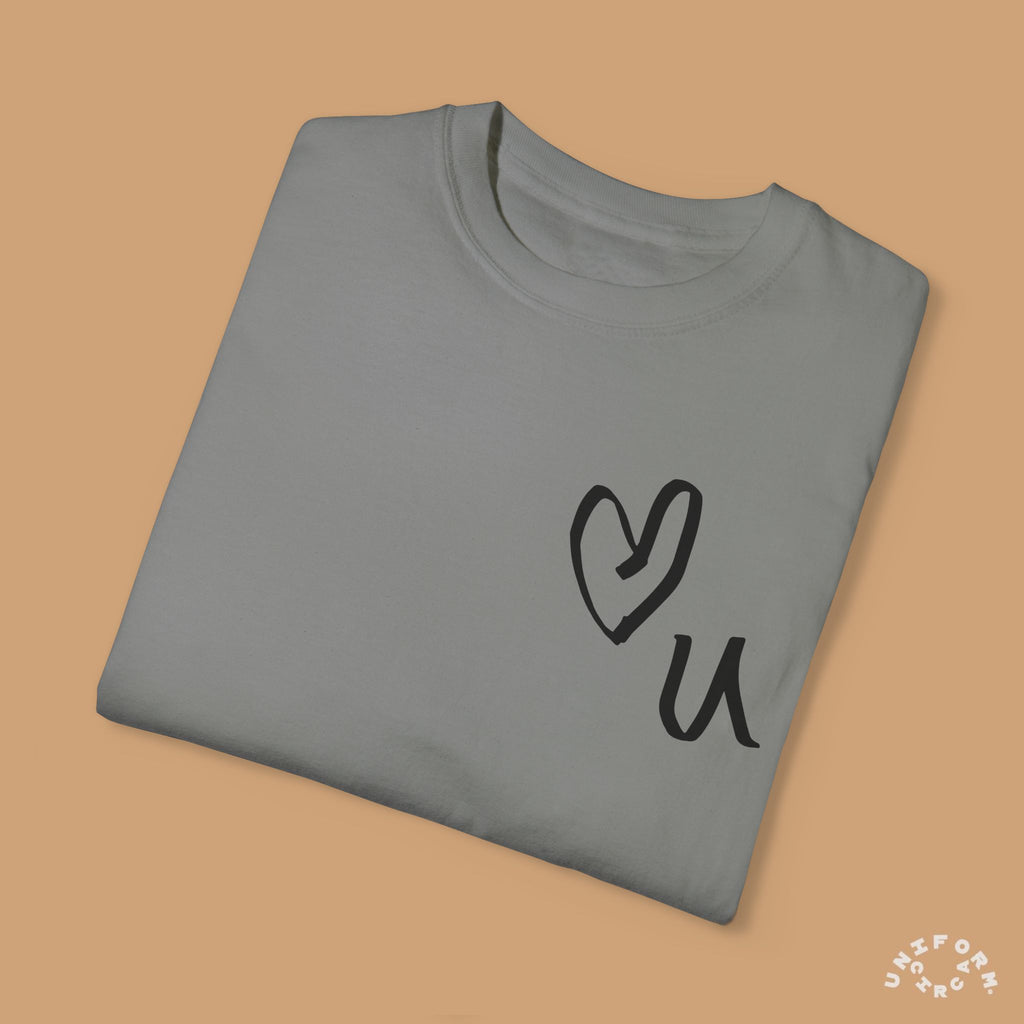 LOVE YOU CREWNECK T-SHIRT | Printed