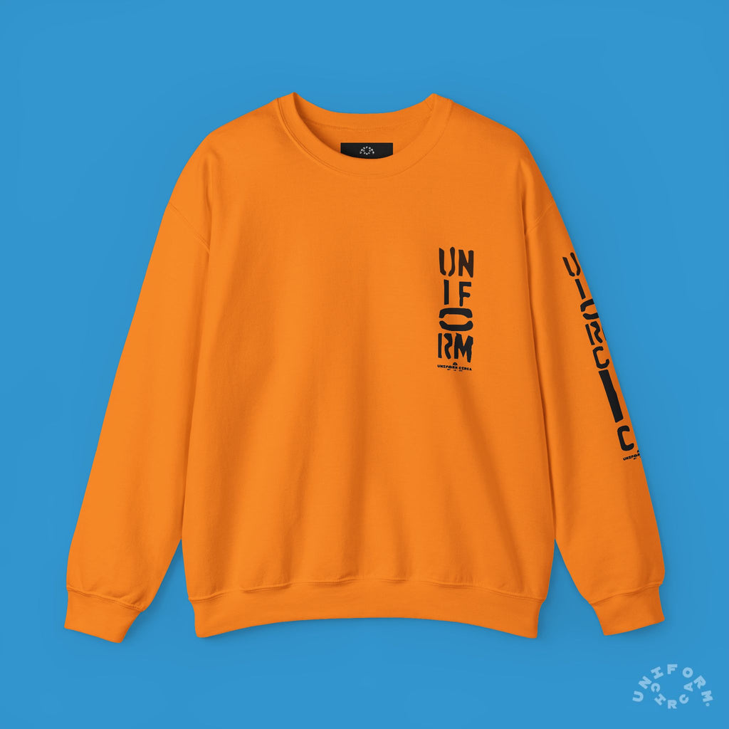 FOUNDATION MARK | CREWNECK SWEATSHIRT | Printed Black
