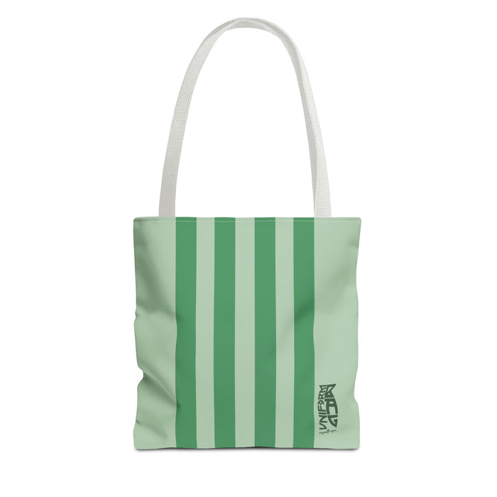 RACER JR. BAG | CUCUMBER/BOWLING GREEN | Stylish Minimalist Tote Bag, Eco-Friendly Shopping Bag, Chic Carryall, Reusable Tote, Fashionable Beach Bag, Trendy Everyday Essentials