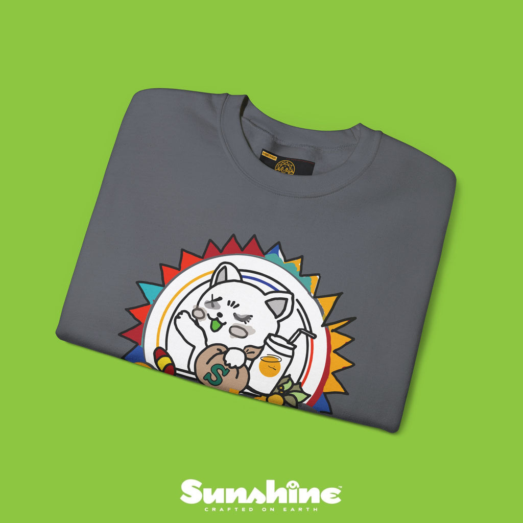 Sunshine | "Top Cat" | Crewneck Sweatshirt | Printed