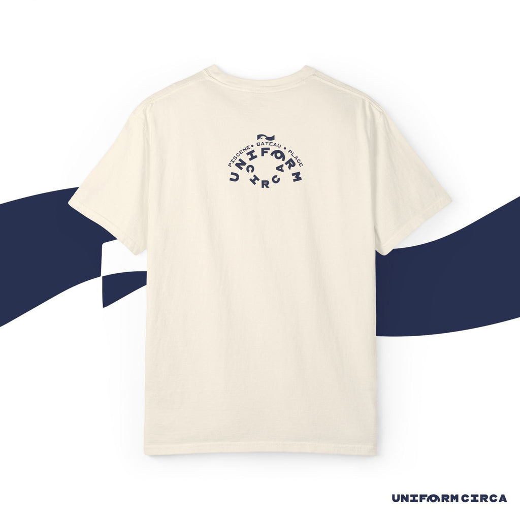 BEACH HEAD CREWNECK T-SHIRT | Printed
