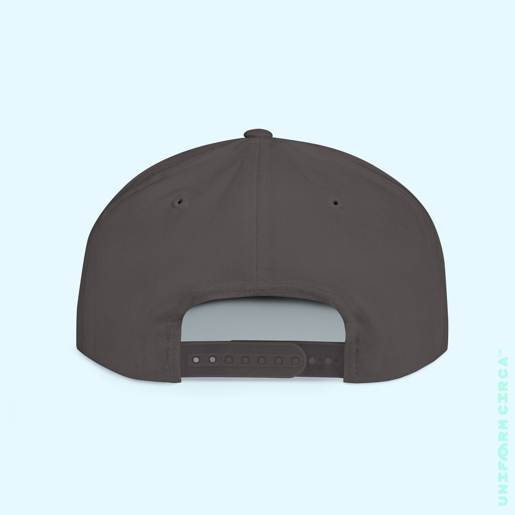 OCULUS LOGO HAT | Flat Bill Snap Back | White Embroidery