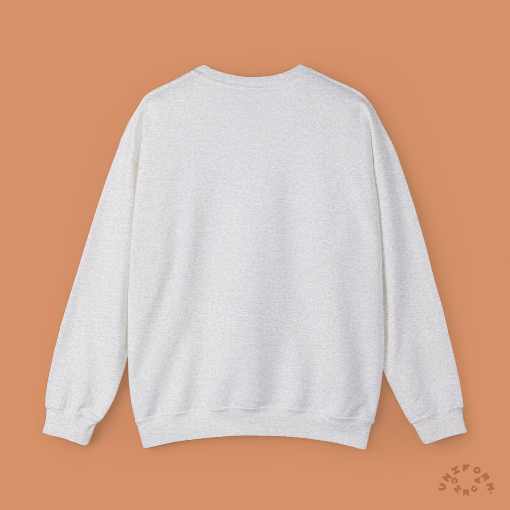 UNIFORM ARC CREWNECK SWEATSHIRT | Red Stitch Embroidery