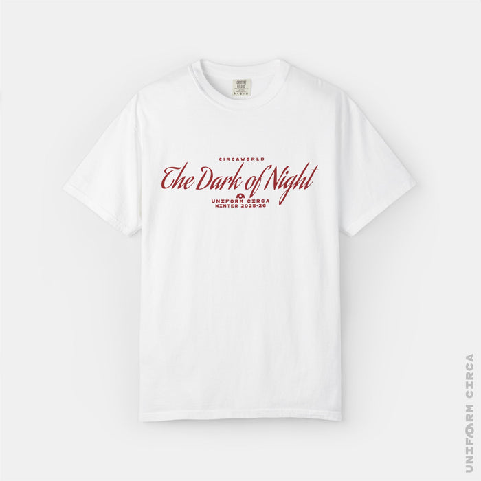 SCRIPT 1 - Crewneck T-Shirt | 100% Cotton | Designed & Printed in California _ UNIFORM CIRCA_Red