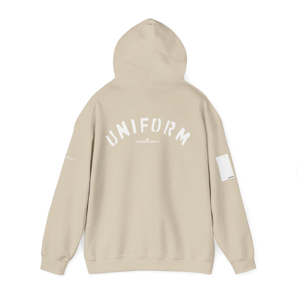 UNIFORM CIRCA HOODIE | 99 BOX WHITE