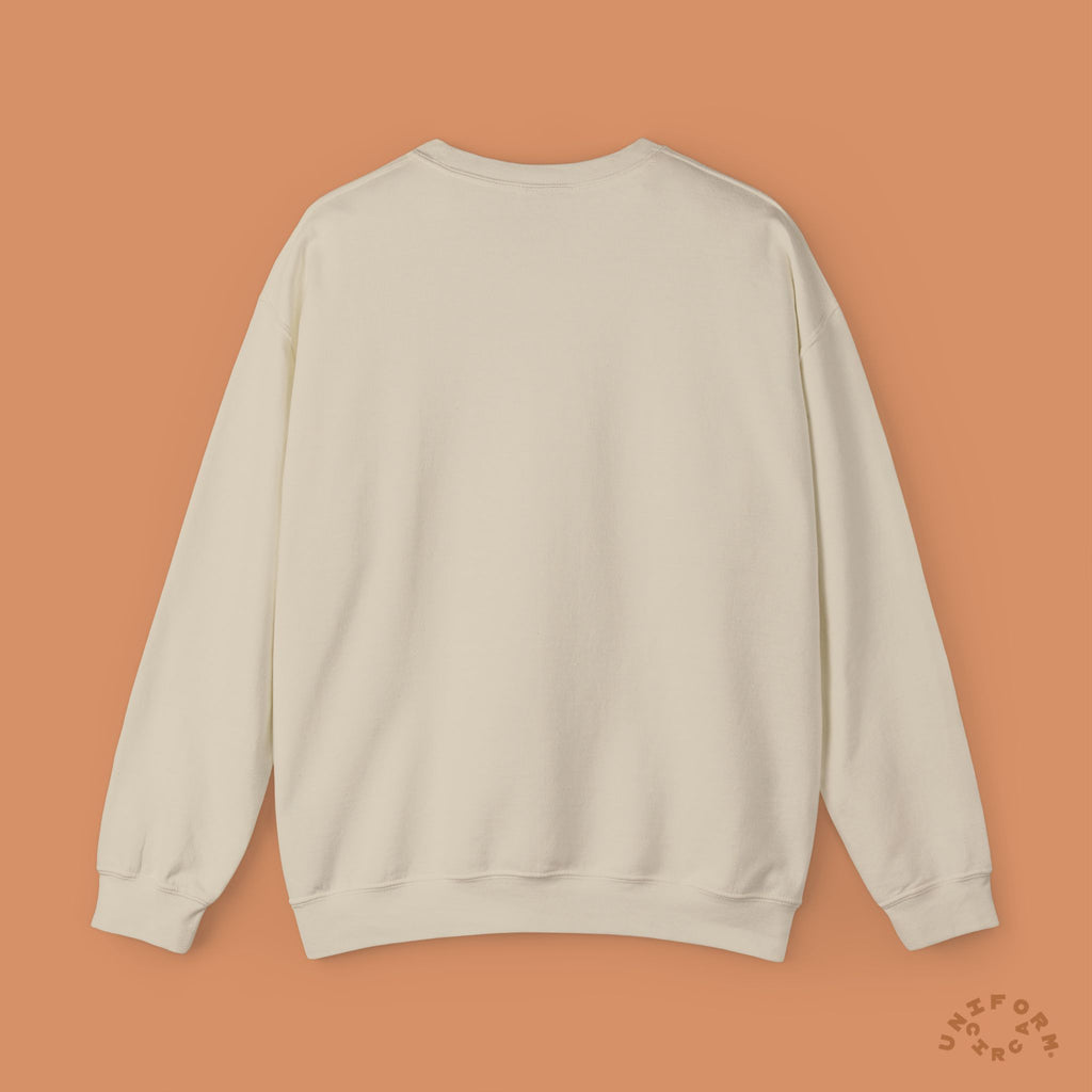 UNIFORM ARC CREWNECK SWEATSHIRT | Red Stitch Embroidery