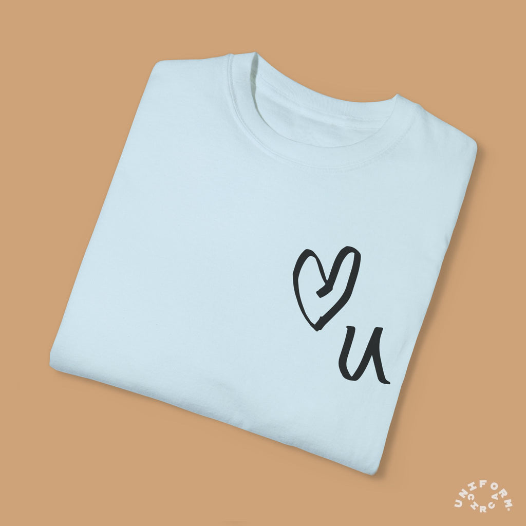 LOVE YOU CREWNECK T-SHIRT | Printed