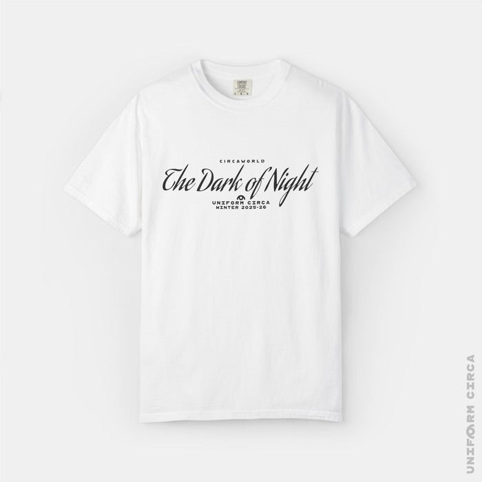 SCRIPT 2 - Crewneck T-Shirt | 100% Cotton | Designed & Printed in California _ UNIFORM CIRCA_Black