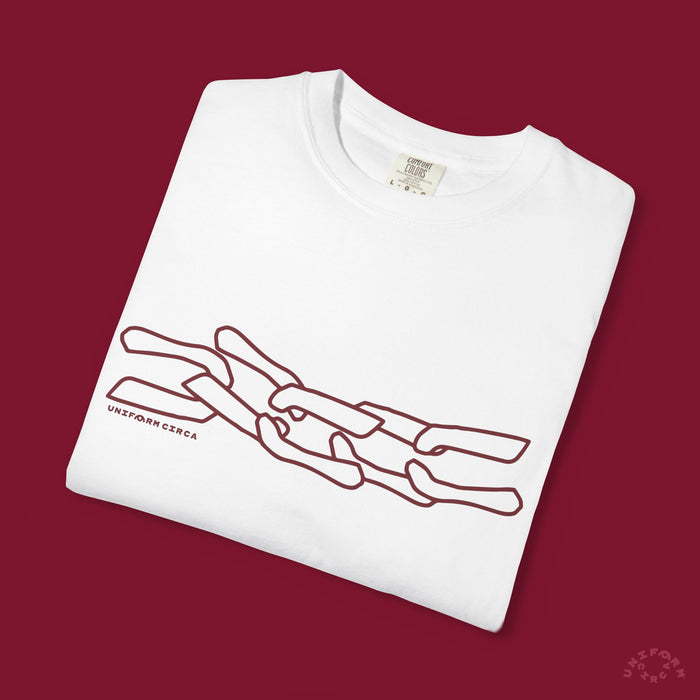 LUKE RED CREWNECK T-SHIRT | Printed