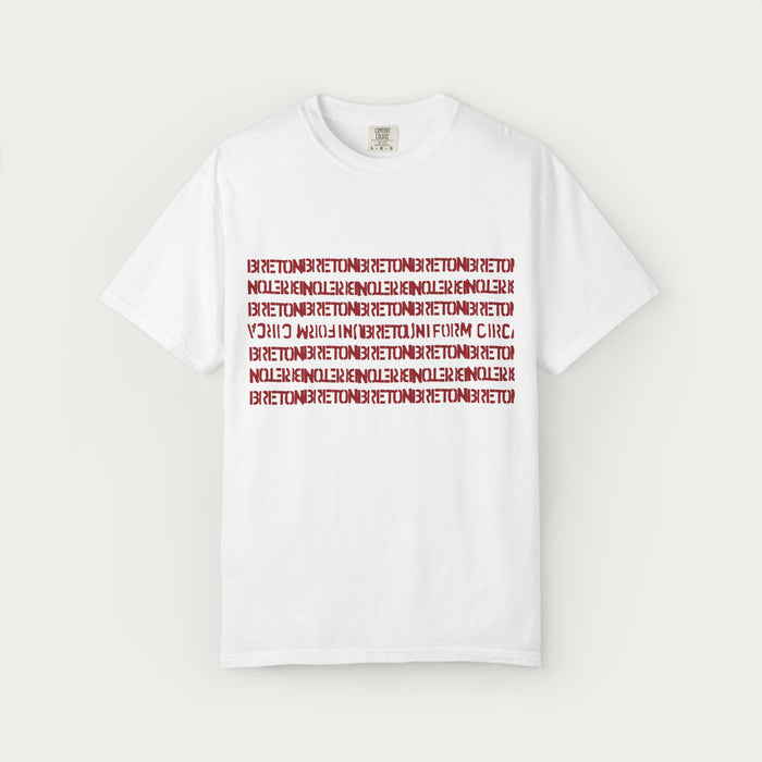 BRETON STRIPE CREWNECK T-SHIRT | UC Red