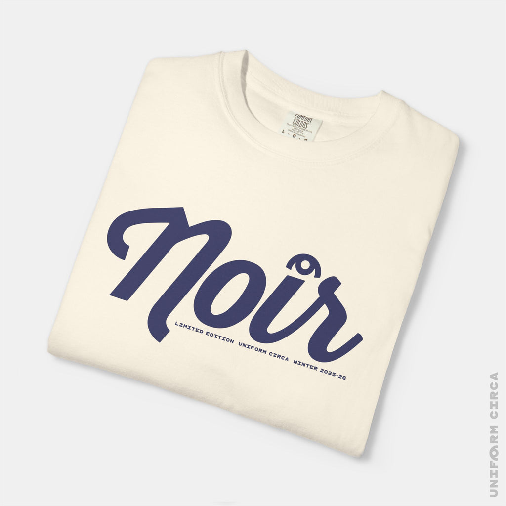 NOIR MARK 1 - Crewneck T-Shirt | 100% Cotton | Designed & Printed in California _ UNIFORM CIRCA _Navy