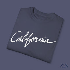 CALIFORNIA SCRIPT CREWNECK T-SHIRT | Printed