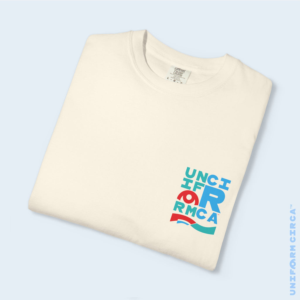 C BLOCK | CREWNECK T-SHIRT | Printed Unisex Garment-Dyed Graphic Tee