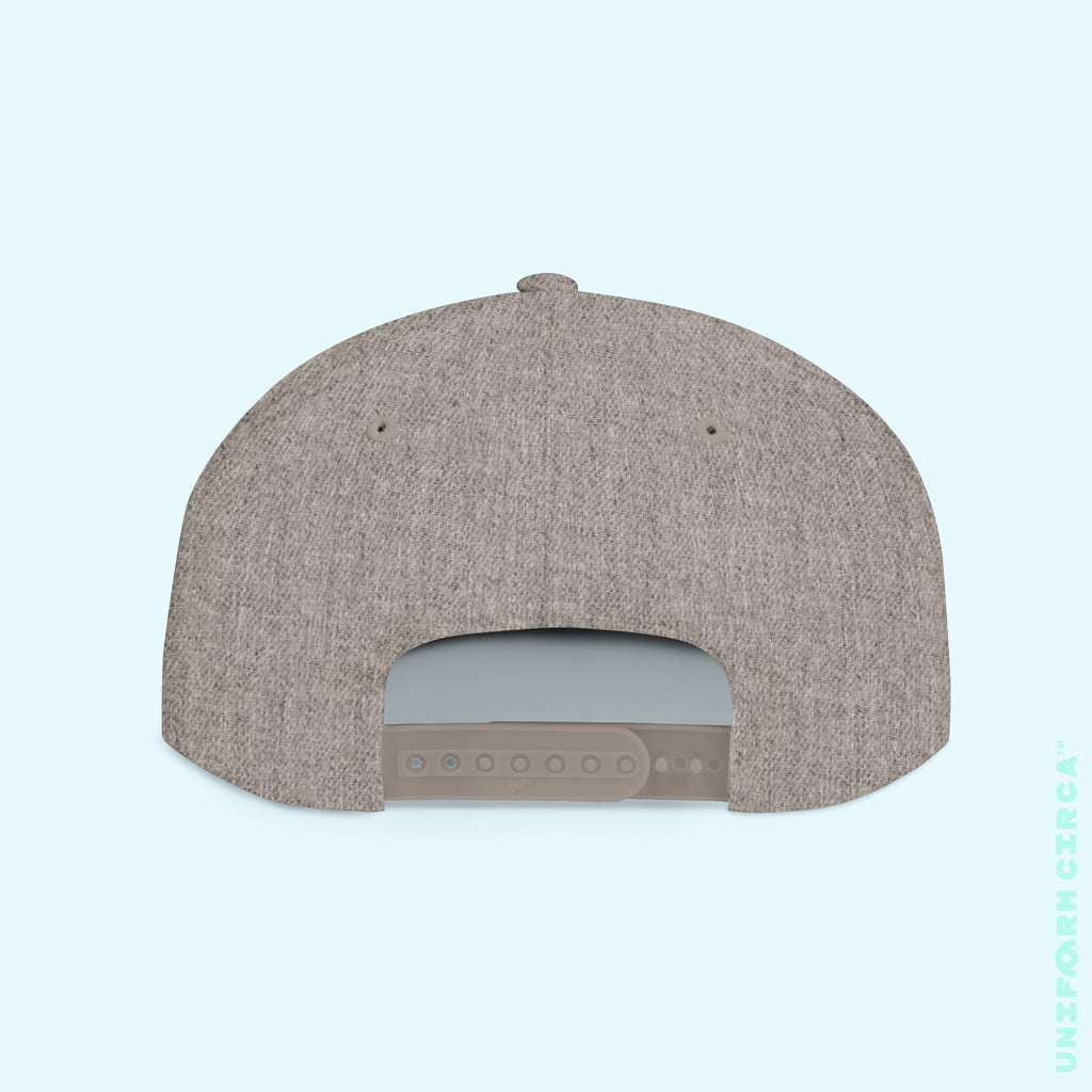 OCULUS LOGO HAT | Flat Bill Snap Back | White Embroidery
