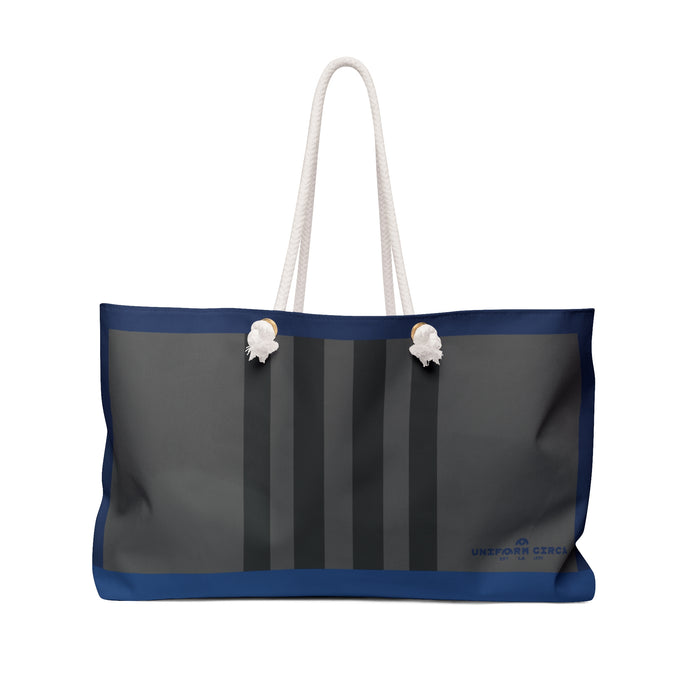 RACER MAX BAG | CHARCOAL/BLACK/NAVY Weekender Bag - Stylish Travel Tote, Gym Bag, Beach Bag, Personalized Gift, Spacious Weekend Accessories