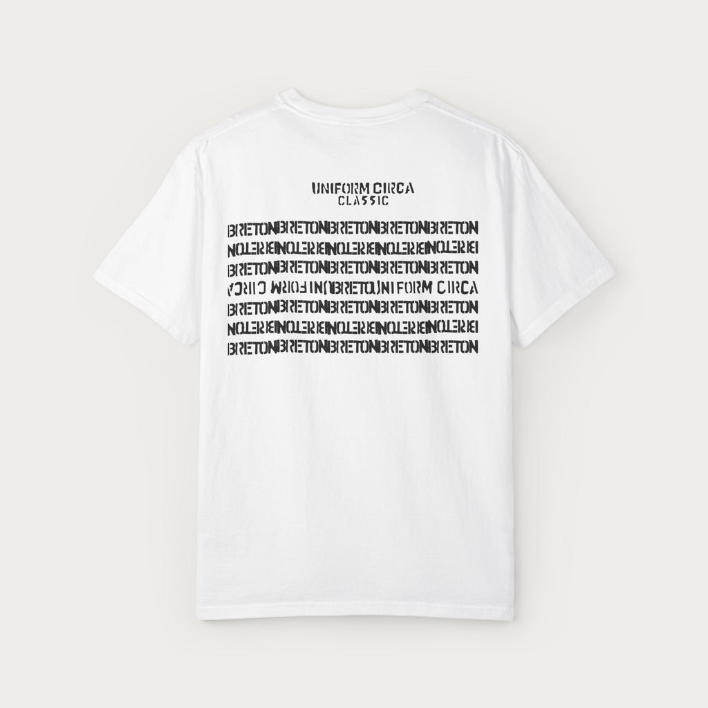 SIERRA | BRETON STRIPE CREWNECK T-SHIRT | Black