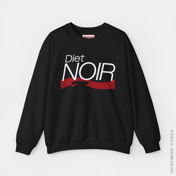 DIET NOIR (Noir) | Crewneck Sweatshirt | 100% Cotton | Designed & Printed in California