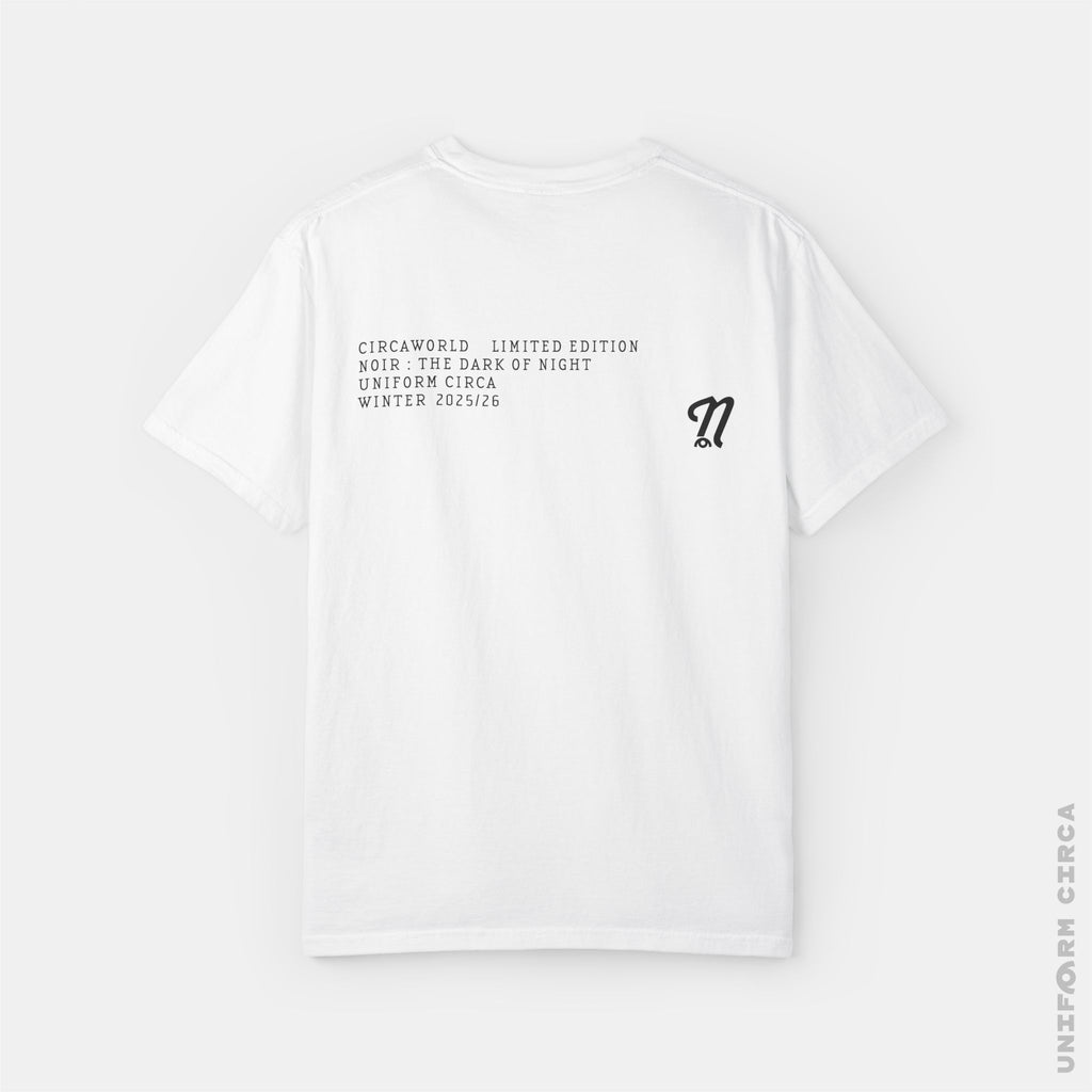 N BADGE NOIR COLLECTION T | Crewneck T-Shirt | 100% Cotton | Designed & Printed in California _ UNIFORM CIRCA _ Black