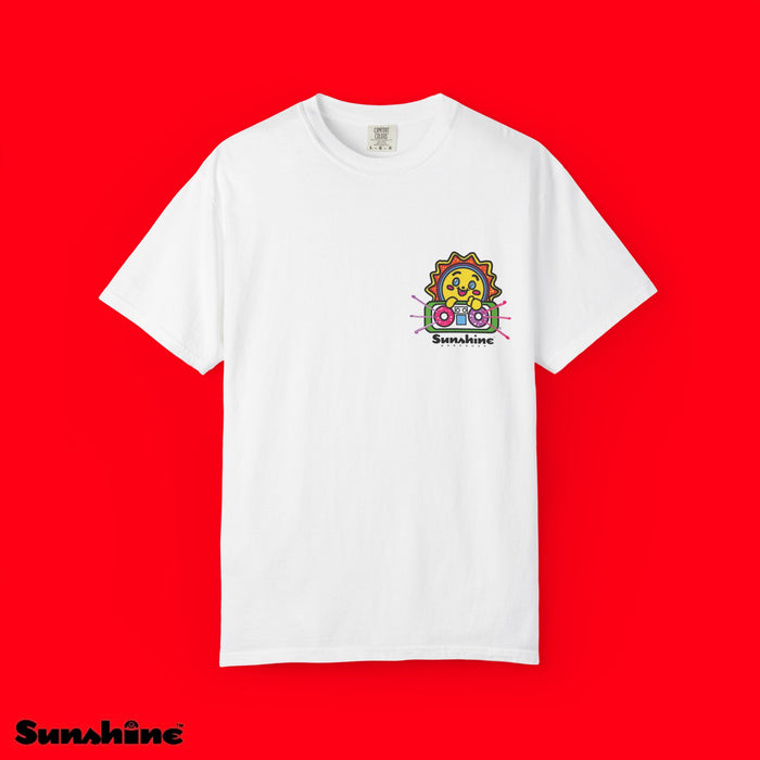 SUNSHINE WORKSHOP "SOUND RAY" Crewneck T-shirt | Garment-Dyed with Soft Cotton and Vintage Vibe