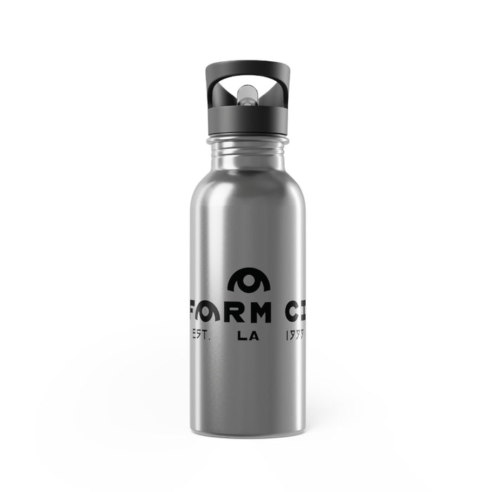 UNIFORM OYSTER ALL | BPA FREE, Eco-Friendly 20oz Stainless Steel Water Bottle with Straw