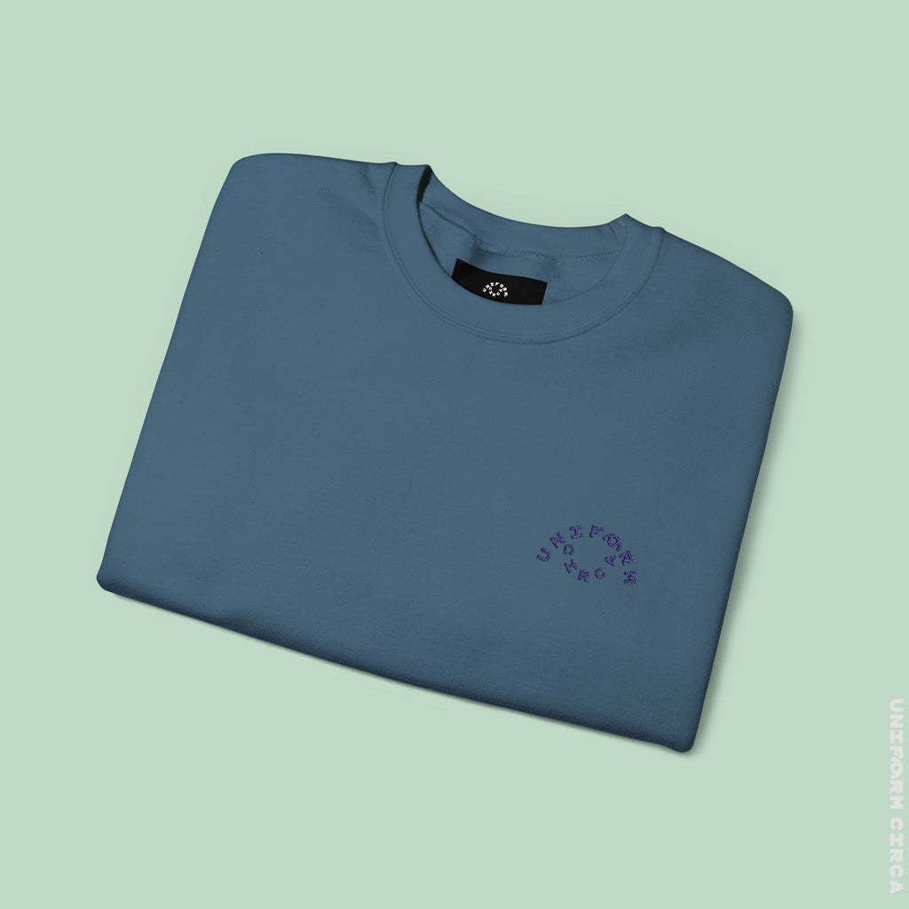 OCULUS LOGO CREWNECK SWEATSHIRT | Black Embroidery