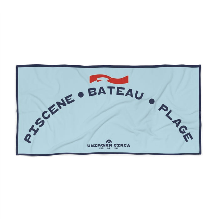 ARC WATER BLUE | Sunny Vibes Beach Towel - Perfect for Summer Fun and Relaxation
