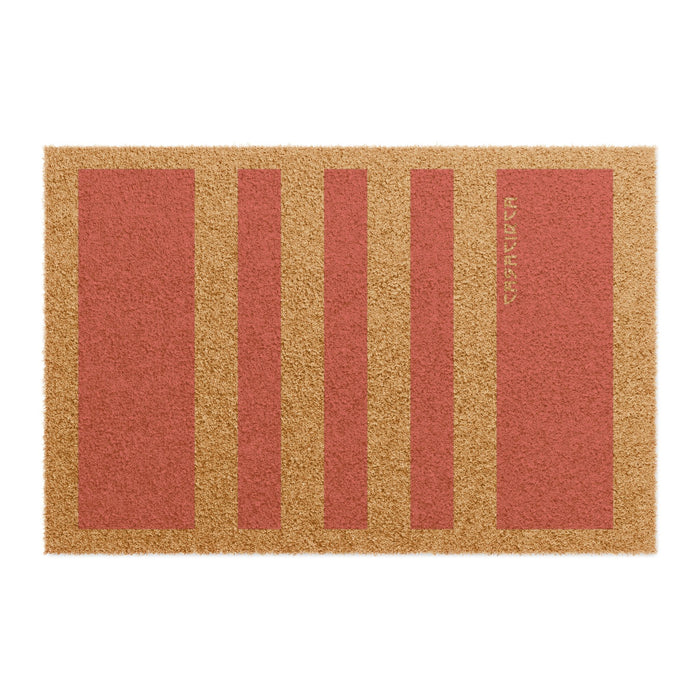 CASACIRCA RACER ENTRYWAY | BLEACHED RED | Stylish Doormat, Entryway Rug, Modern Home Decor, Indoor Outdoor Mat, Gift for New Homeowners, Housewarming Decor