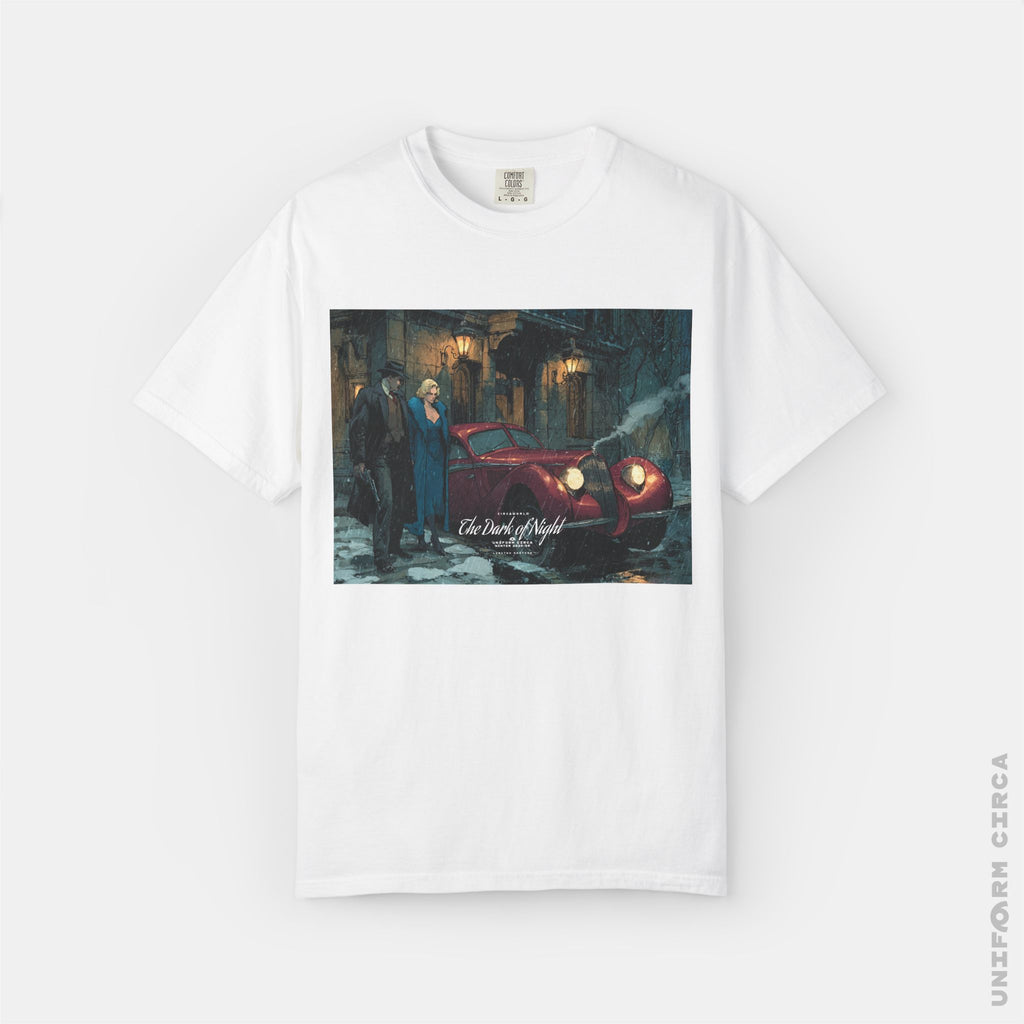 LA FEMME 2 - Crewneck T-Shirt | 100% Cotton | Designed & Printed in California _ UNIFORM CIRCA CLASS _ SILVER/BLK WHITE/NAVY