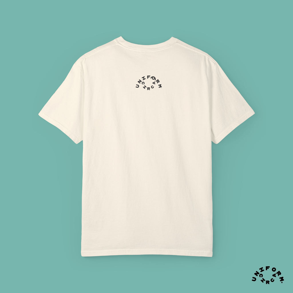 CALIFORNIA BLUEPRINT CREWNECK T-SHIRT | Printed