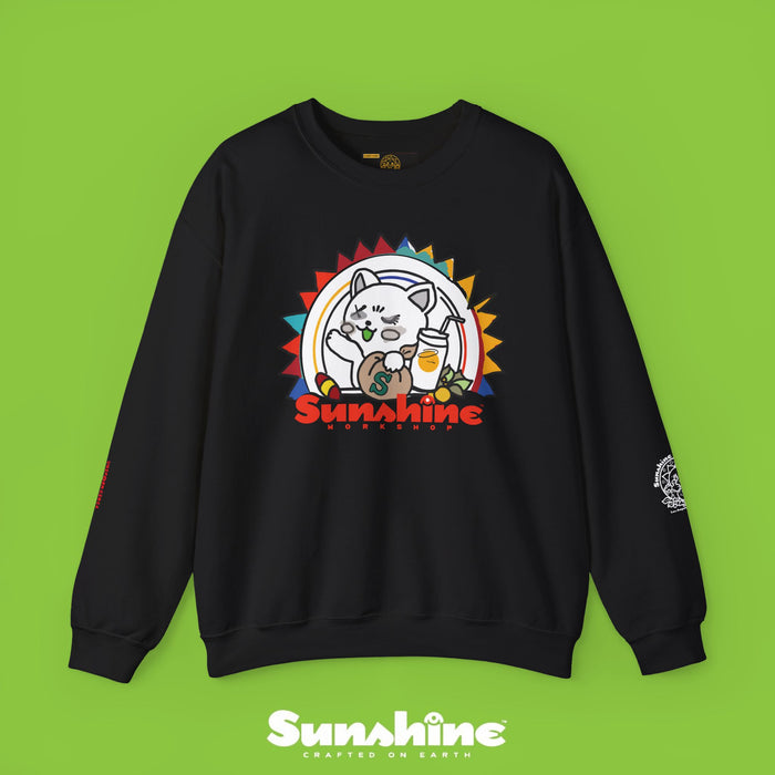 Sunshine | "Top Cat" | Crewneck Sweatshirt | Printed