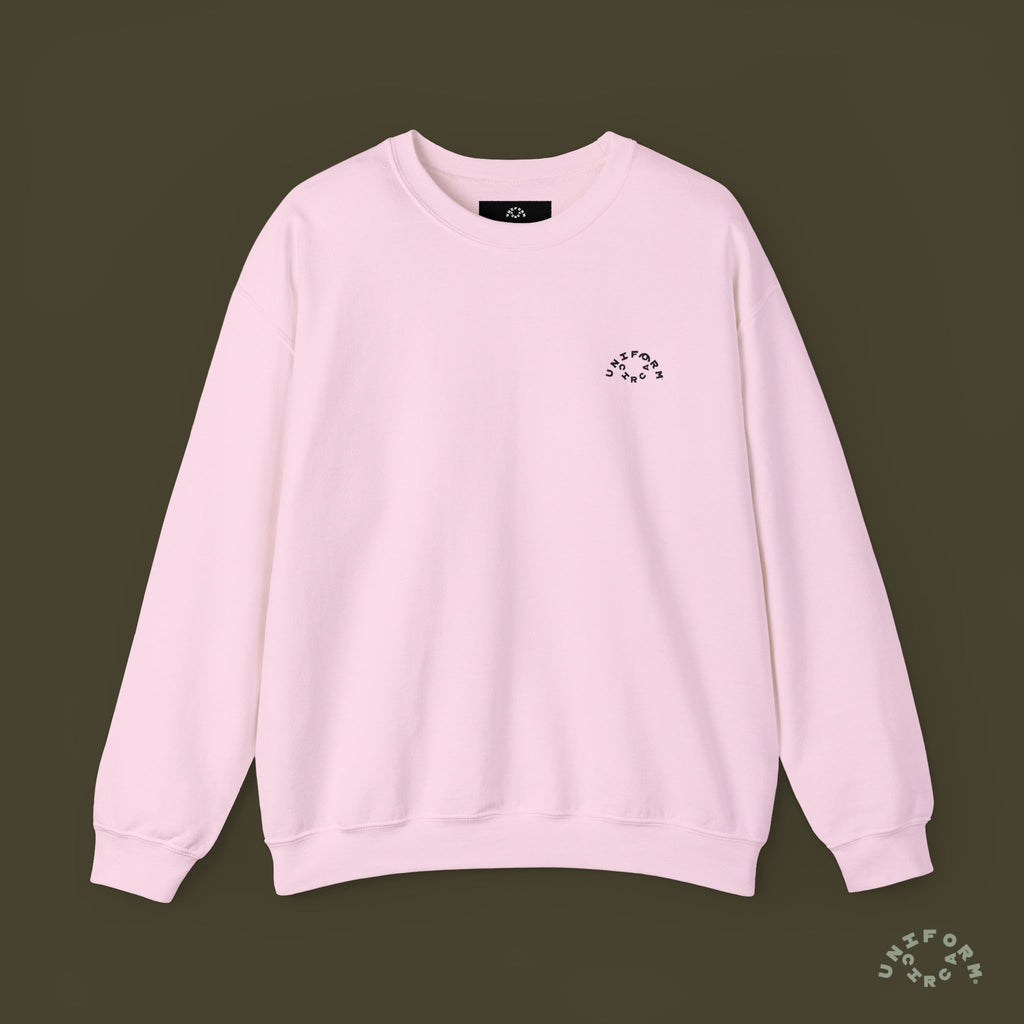 OCULUS LOGO CREWNECK SWEATSHIRT | Black Embroidery