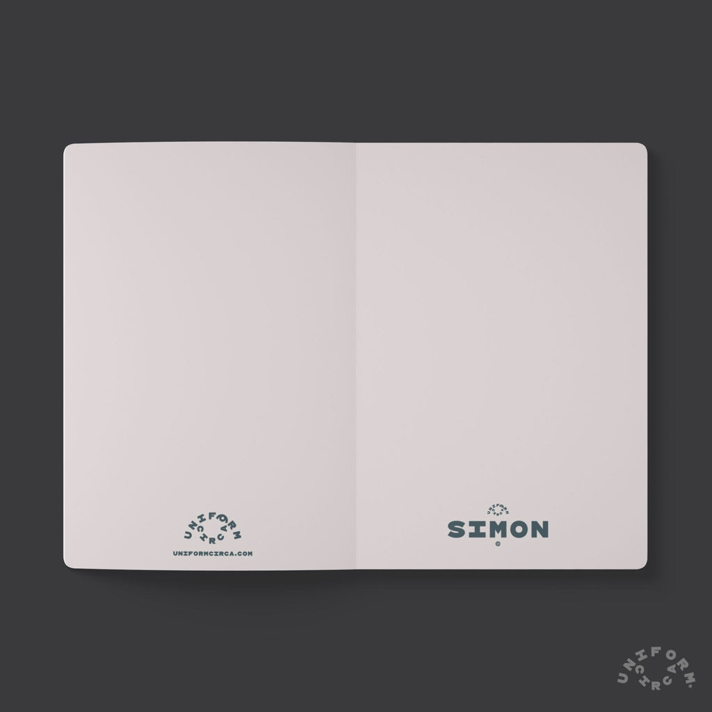 SIMON (LINED) NOTE & SKETCH JOURNAL | Hot Pink/Acid Green/Black